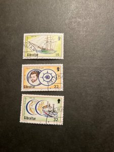 Gibraltar Scott #536-8 used