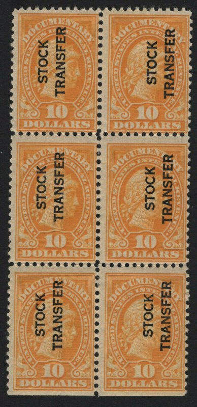 United States Scott Number RD32 BLOCK OF 6 MNH F-VF - BARNEYS
