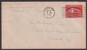 United States USA Stamped Envelope 1932 Sc. U525 Used