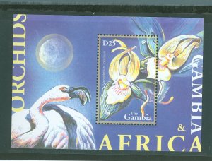Gambia #2588 Mint (NH) Souvenir Sheet (Fauna) (Flora)