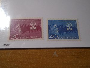 Finland  #  368-69  MNH