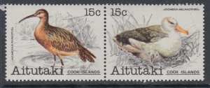 Aitutaki 232a Birds MNH VF