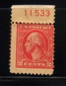 528 Mint Plate Number Single Top 11533