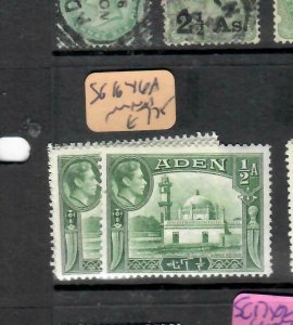 ADEN (PP1102B) KGVI  1/2A SG 16-16A   MNH 