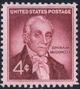 SC#1138 4¢ Ephraim McDowell Issue (1959) MNH