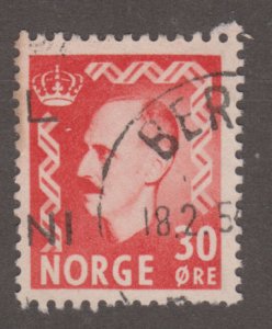 Norway 323  King Haakon Vll 1952