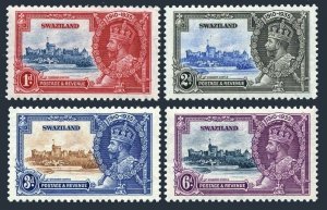 Swaziland 20-23, MNH. Mi 20-23. King George V silver jubilee of the reign, 1935. 