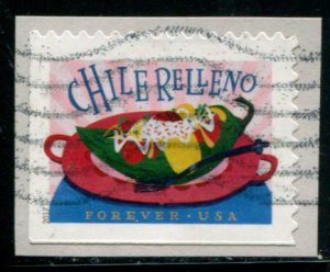5196 US (49c) Delicioso SA - Chili Relleno, used on paper