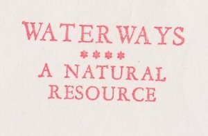 Meter cover USA 1970 Waterways - A Natural Resource