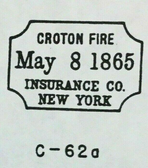 US #R47c w/CROTON FIRE INSURANCE Co. [NY City] Handstamp [Details in Trace]