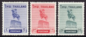1955 Thailand Siam King Somdech P'ya Chao Taksin set MNH Sc# 312 / 314 CV $60.50