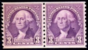 US Stamp #721 MNH - George Washington Regular Issue Coil Pair