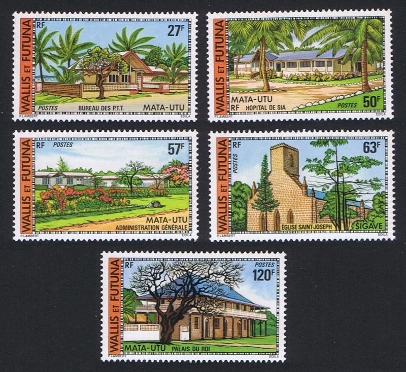 Wallis and Futuna Buildings and Monuments 5v SG#271-275 SC#200-204