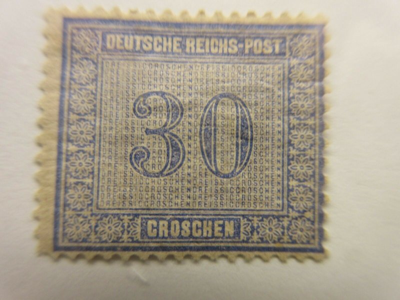 GERMANY Scott 13 MINT HINGED OG USED LotQ Cat $95