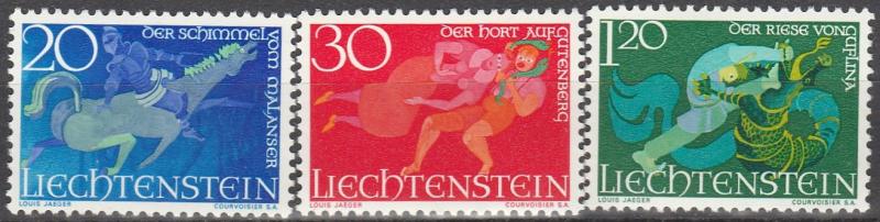 Liechtenstein #421-3  MNH  (S5937L)