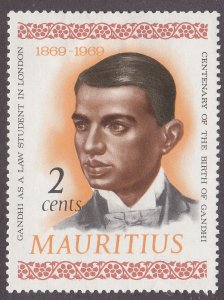 Mauritius 357 Mohandas K. Gandhi (1869-1948)