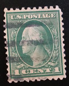 542 Washington Series, perf 10h x 11v, SL, circ. single, Vic's Stamp Stash