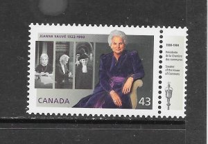 CANADA- 1/2 CV SALE #1509 GOVERNOR SAUVE MNH