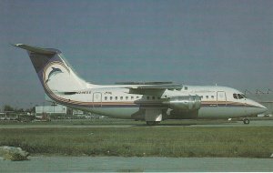 6882 Aviation Postcard BRITISH CARIBBEAN BAE 146-100A Airlines-