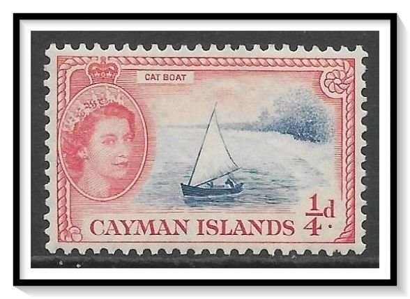 Cayman Islands #135 QE II & Catboat MNH