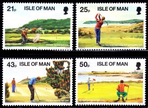 Isle of Man 1997- Golf , MNH Set # 752-755