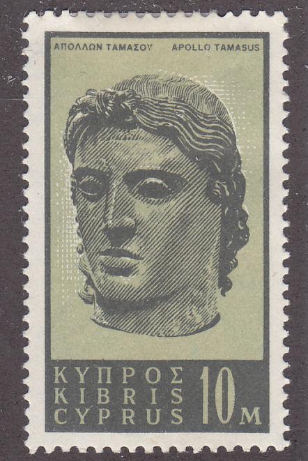 Cyprus 208 Head of Apollo 1962