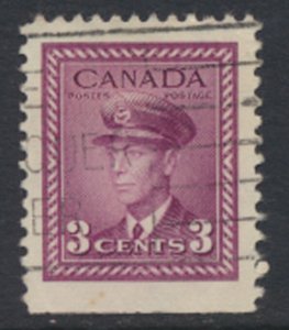 Canada SG395 SC# 252b * Used from Booklet imperf x perf 12 see scans & details