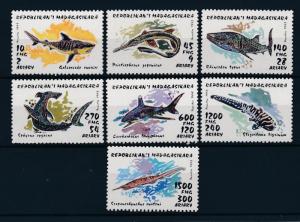 [38722] Madagascar Malagasy 1993 Marine Life Sharks MNH