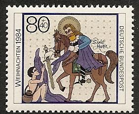 Germany  B627 MNH 1984 Christmas