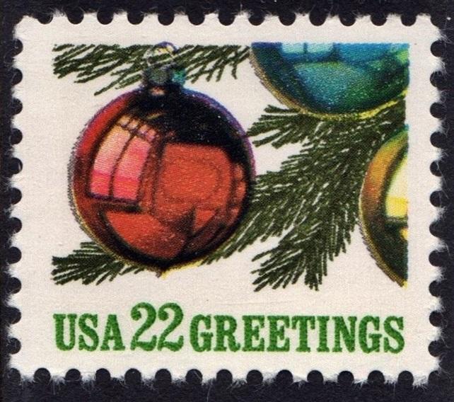 SC#2368 22¢ Christmas Ornaments (1987) MNH