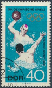 German Democratic Republic  SC# 1045  Used  Olympics  see  details and scans 