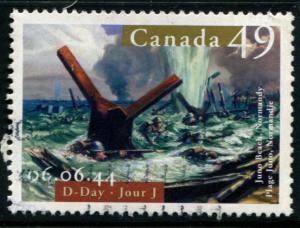 2043 Canada 49c D-Day, used