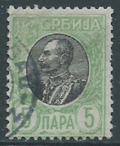 Serbia, Sc #88, 5p Used