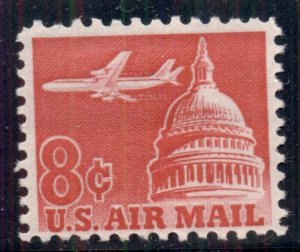 #C64 8¢ AIRLINER OVER CAPITAL  AIRMAIL, LOT 400 MINT STAMPS SPICE YOUR MAILINGS!