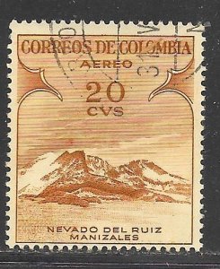 Columbia C243: 20c Ruiz Mountain, used, F-VF