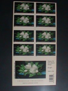 ​UNITED STATES-2004-SC# 3872a  LOVELY BEAUTIFUL MAGNOLIAS FLOWERS MNH BOOKLET