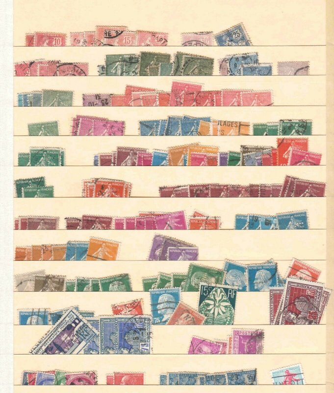 FRANCE 133//225 PACKED STOCK PAGE $$$$$$$