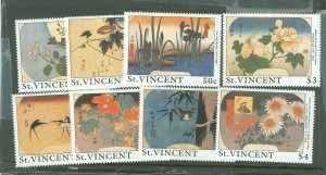 St. Vincent #1194-1201 Mint (NH) Single (Complete Set) (Paintings)