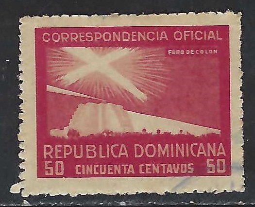 Dominican Republic O25 VFU COLUMBUS 315G-10