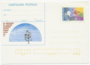 Postal stationery Italy 1985 Planetarium - Astronomy - Galileo