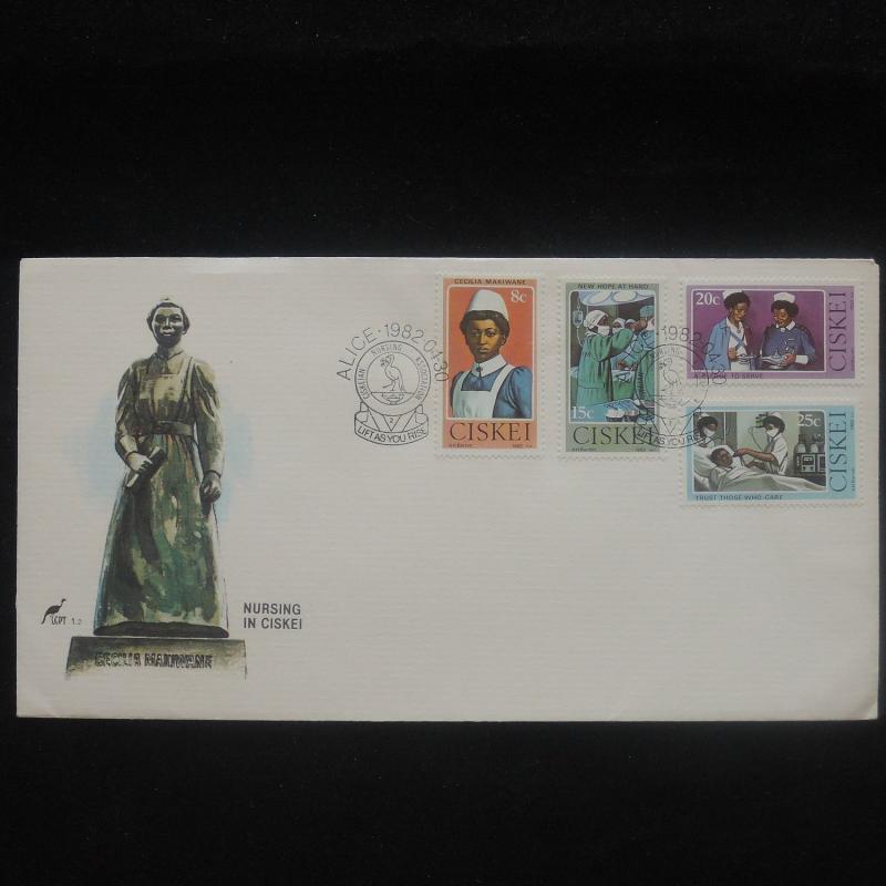 ZS-P209 CISKEI - Fdc, Medicine, Nursing Association 1982 Cover