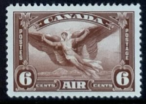 CANADA 1935 6c AIR SG355 LIGHTLY MOUNTED MINT.CAT £4.25