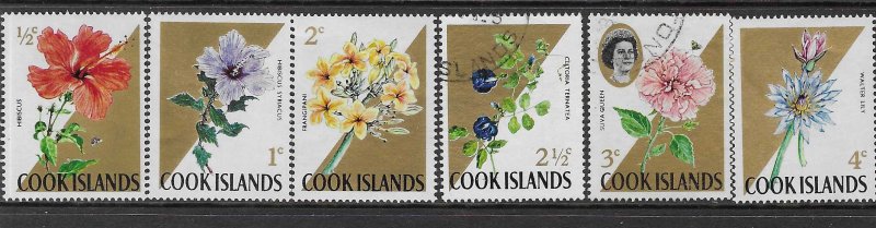 Cook Islands #199-204  (M&U) CV$2.30