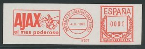 Test meter strip Spain 1970 Horse - Knight