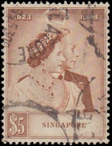 1948 Singapore #22, Incomplete Set, Used
