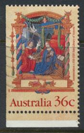 SG 1225  SC# 1159 Used  from booklet left (bottom) margin imperf  - Christmas 