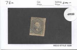 24c Washington, Sc #78a, used (49930)