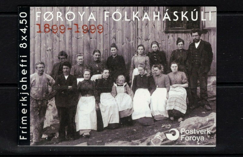 Faroe Islands 2000 Folk High School booklet  CTO used #375a CV $10.00