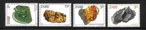 Zaire 1983 Minerals Sc 1102,1104-1105,1107 MNH A534