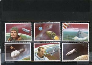 MANAMA 1968 Mi#115-120A SPACE SET OF 6 STAMPS PERF. MNH 